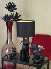 Flying Bulli Bulldog Tafellamp Zwart