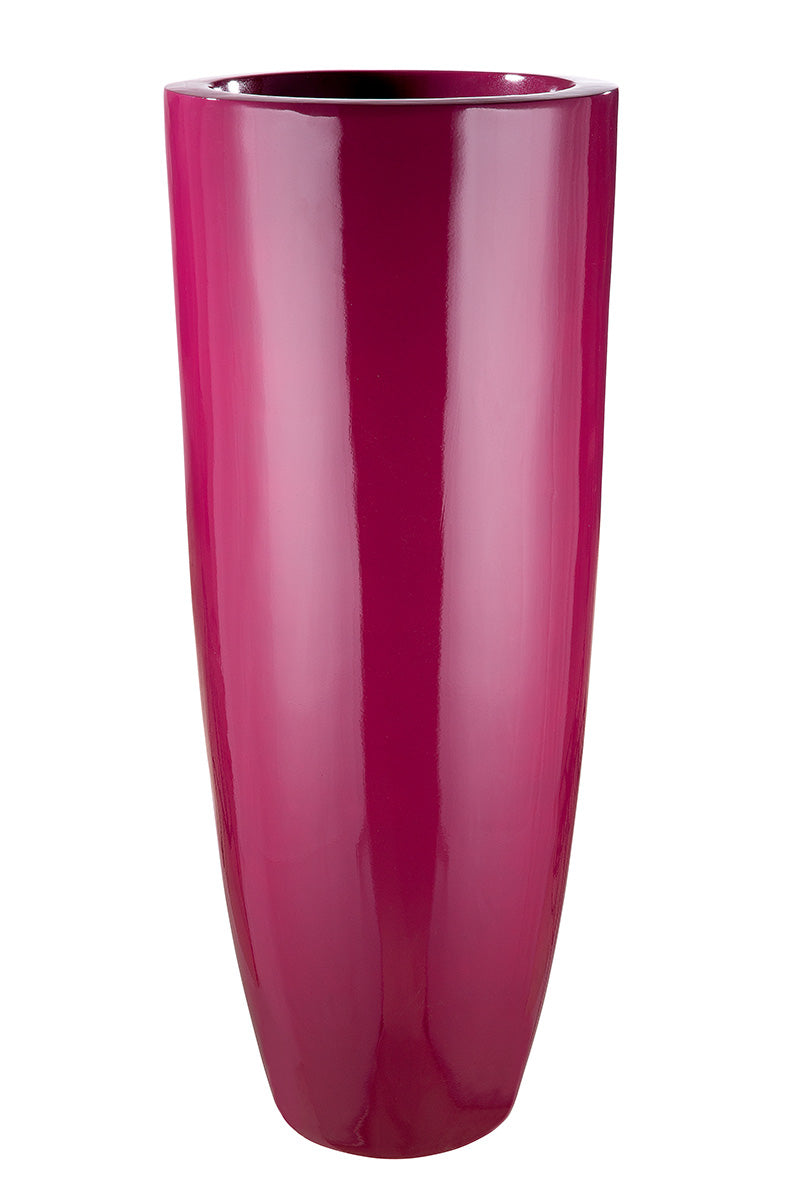 Roze XXL plantenbak Konus 90 cm