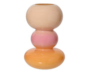 Veelkleurige Glazen Vaas Bubble 27 cm