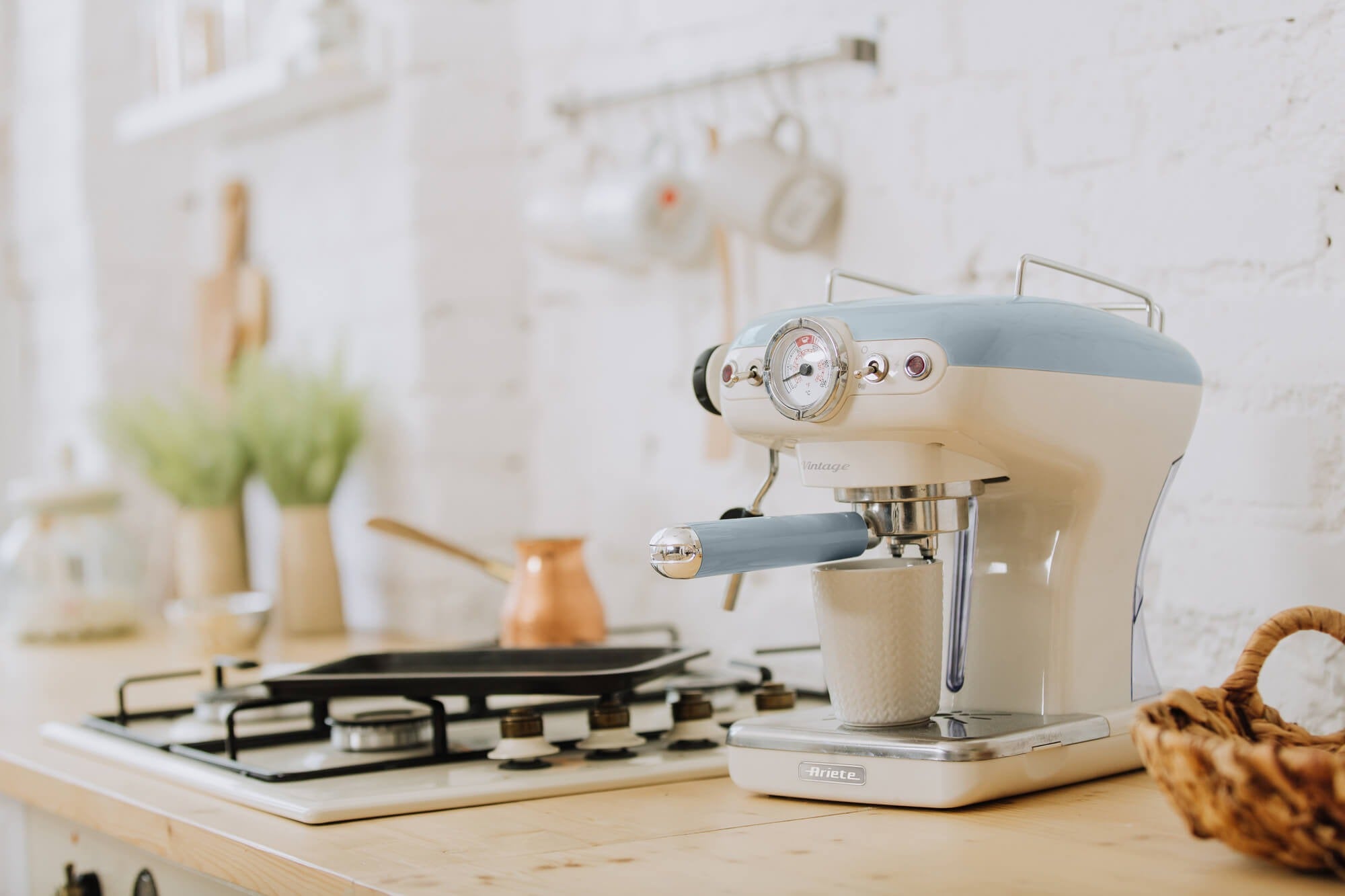 Ariete Espresso Machine blue