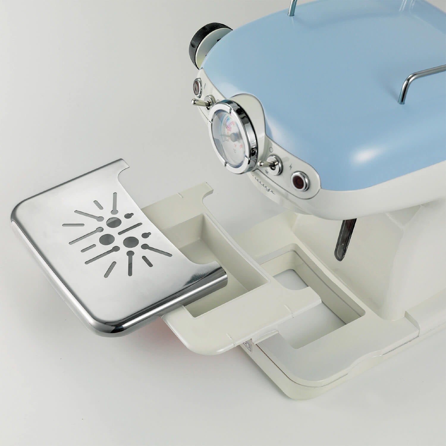 Ariete Vintage Espresso Machine, blue