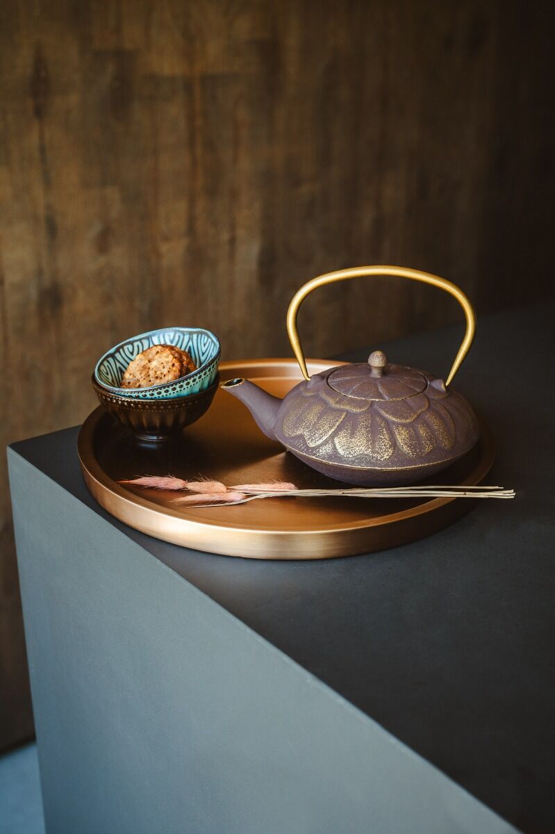 Bredemeijer Teapot Kunming 1,3l Cast Iron aubergine