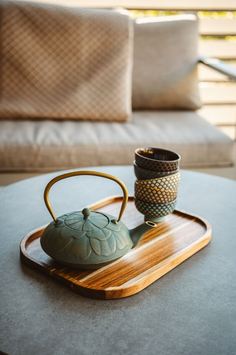 Bredemeijer Teapot Kunming 1,3l Cast Iron blue