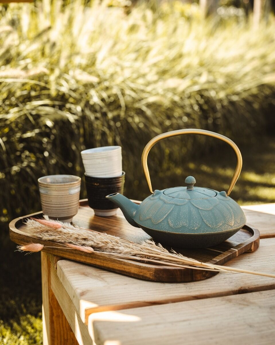 Bredemeijer Teapot Kunming 1,3l Cast Iron blue