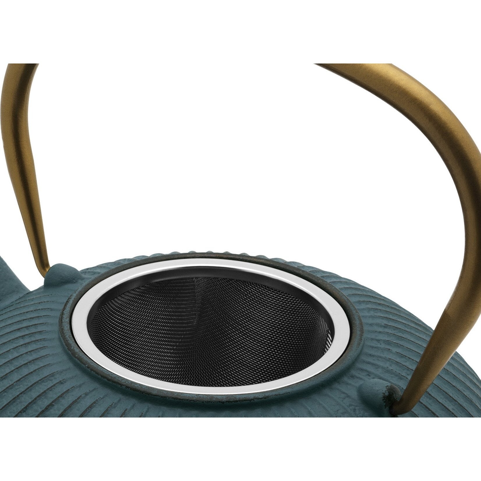 Bredemeijer Teapot Linhai 1,1l Cast Iron petrol gold