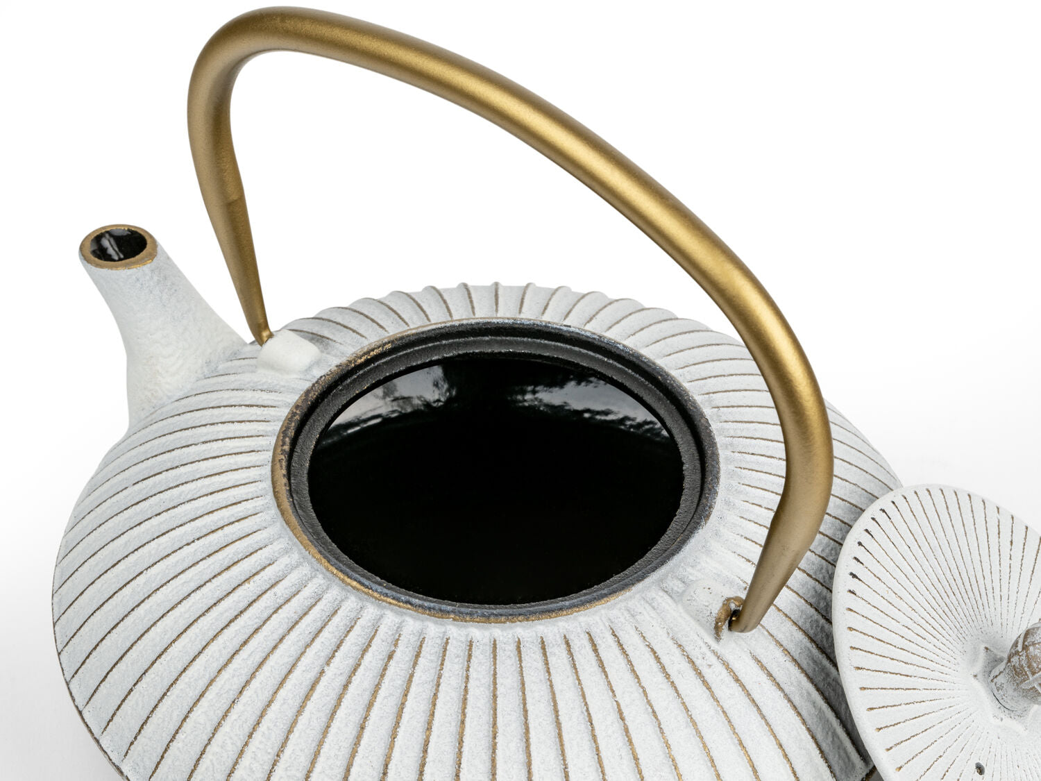 Bredemeijer Teapot Linhai 1,1l Cast Iron white