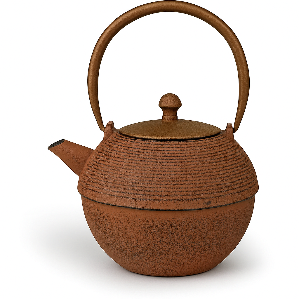 Bredemeijer Teapot Sakura 1,2l Cast Iron maroon brown