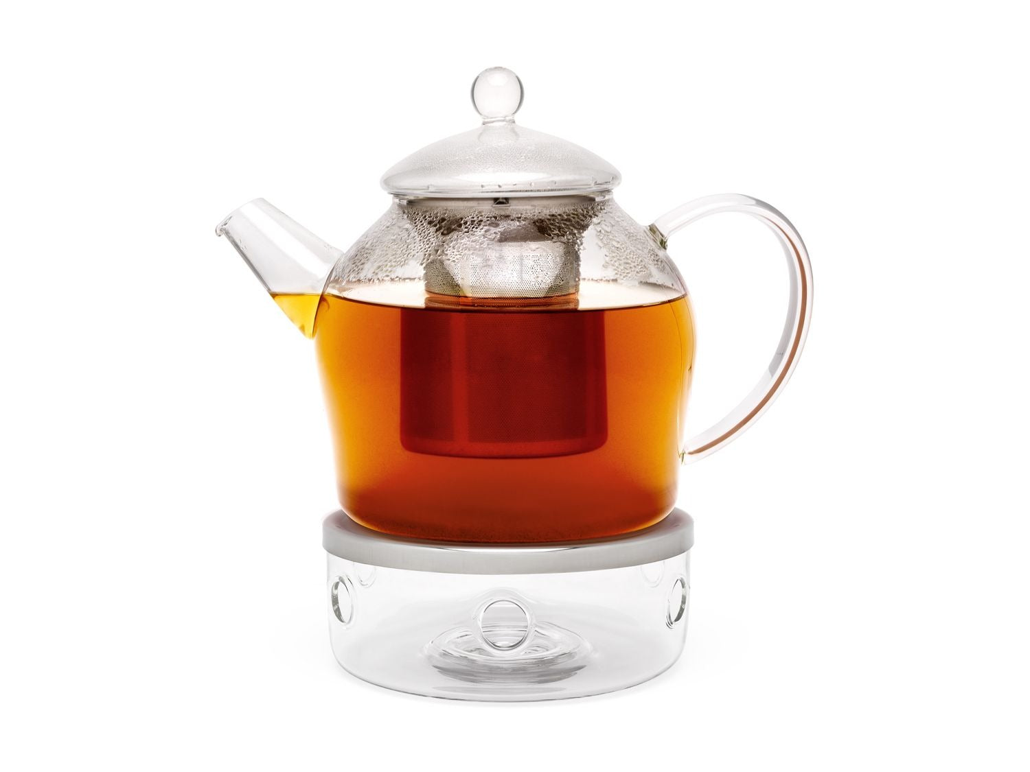 Bredemeijer Tea warmer Minuet Glass + Inox Plate