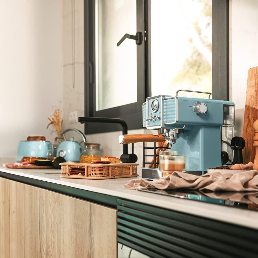 CECOTEC Power Espresso 20 Traditional Light Blue