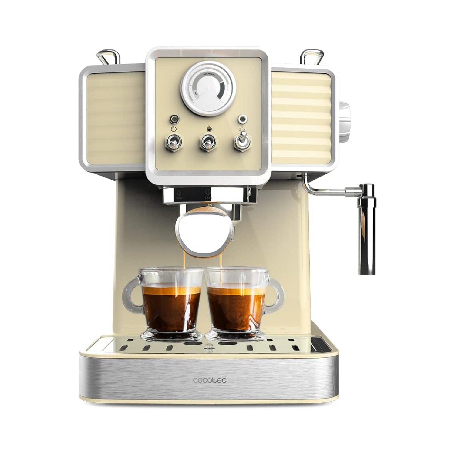 CECOTEC Power Espresso 20 Traditional Light Yellow