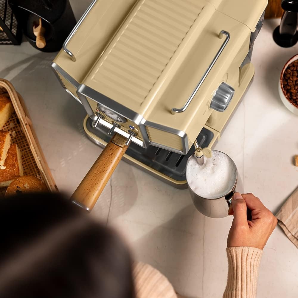 CECOTEC Power Espresso 20 Traditional Light Yellow