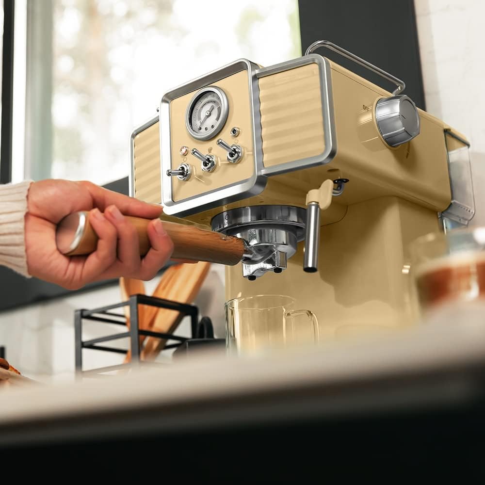 CECOTEC Power Espresso 20 Traditional Light Yellow