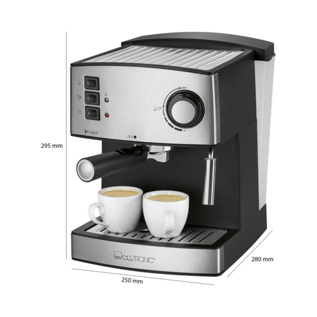 Clatronic ES 3643 black-inox Espresso Machine