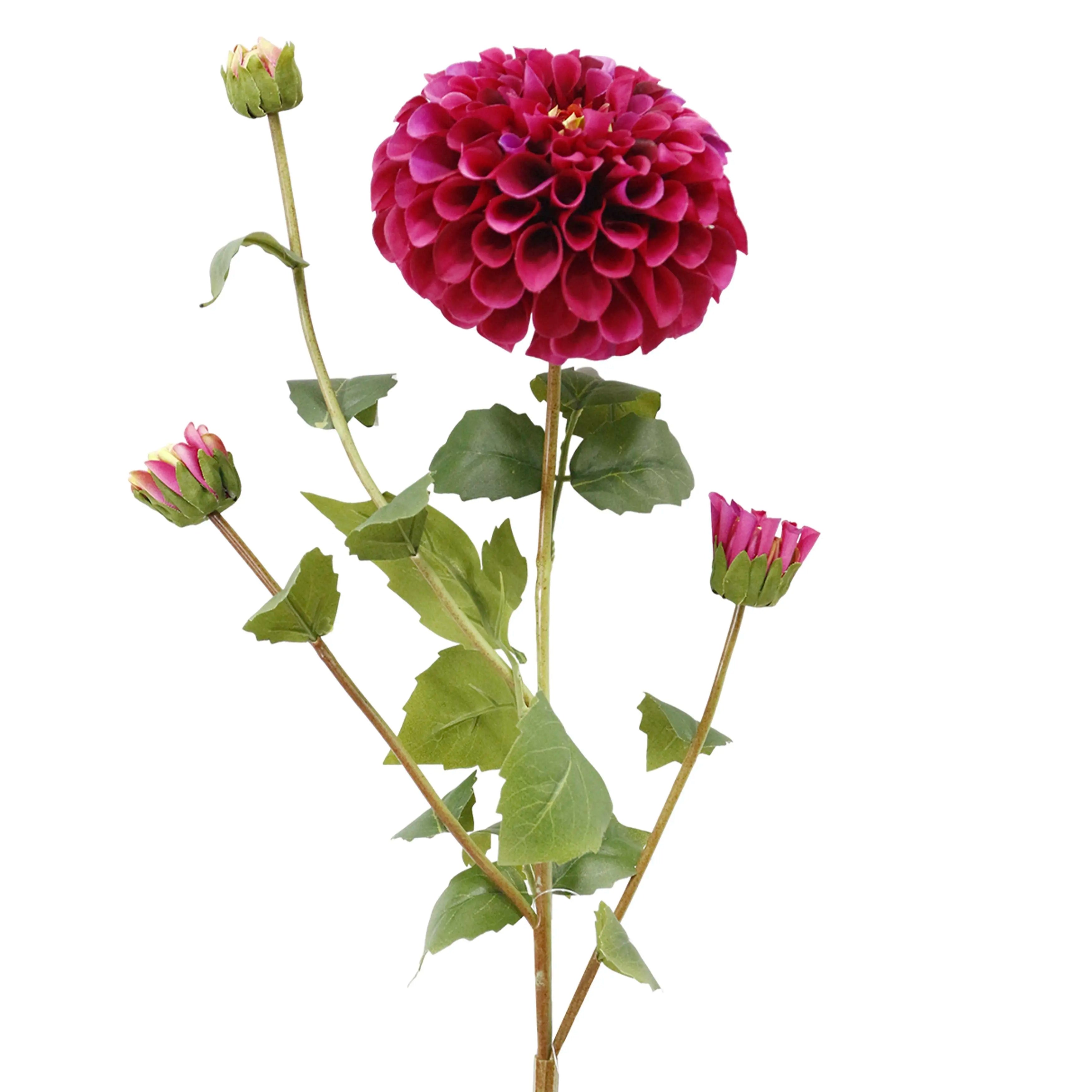 Dahlia Donkerroze 77cm