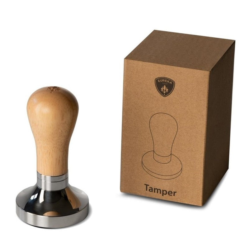 Eureka Tamper 58mm, oak wood