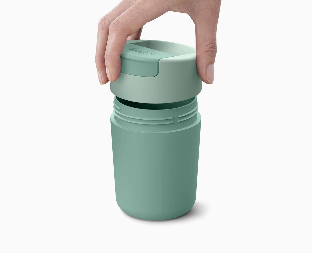Joseph Joseph Sipp Green Travel Mug with Hygienic Lid 340 ml
