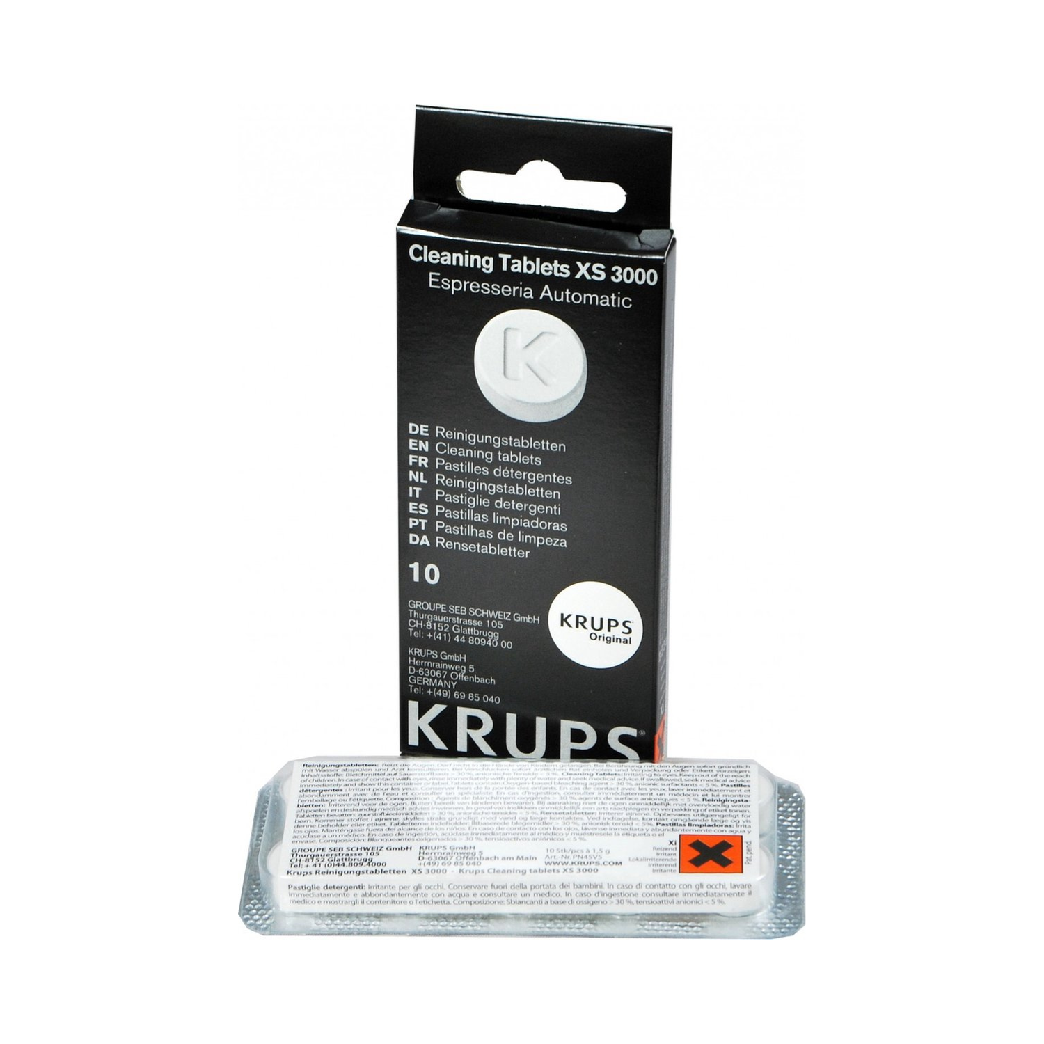 Krups XS 3000 Cleaning tablets