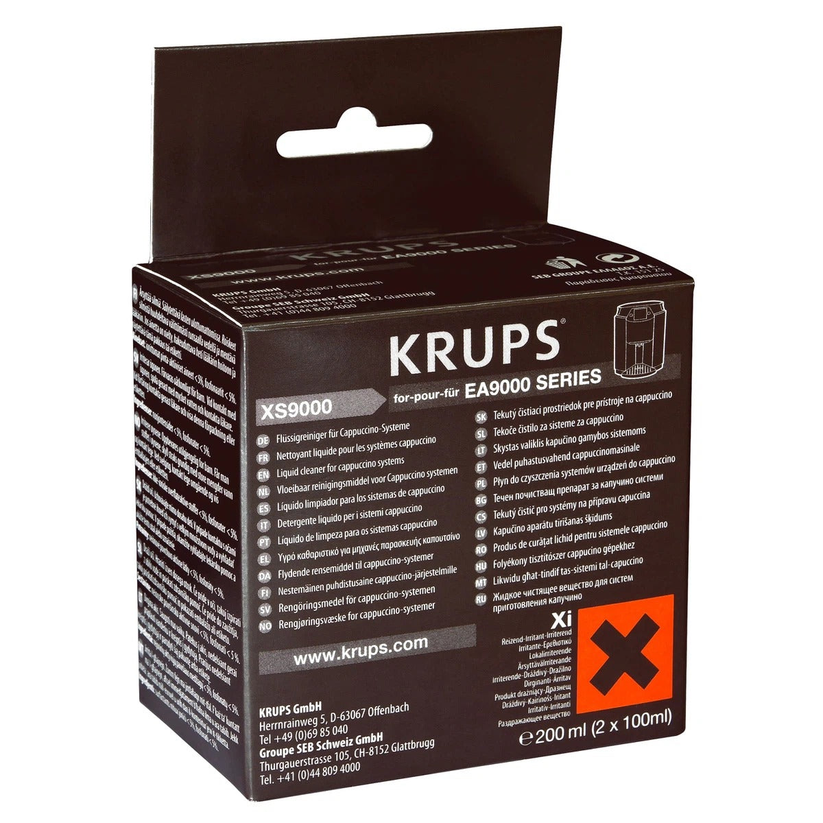 Krups XS 9000 Liquid Cleaner  2x