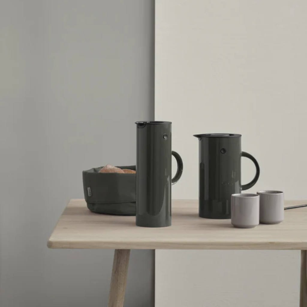 Stelton EM 77 thermoskan 1l dusty green