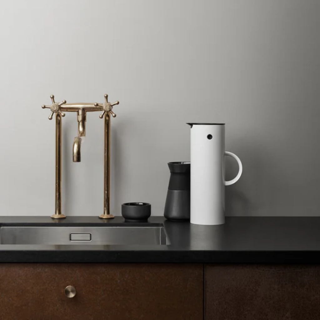 Stelton EM 77 thermoskan 1l white