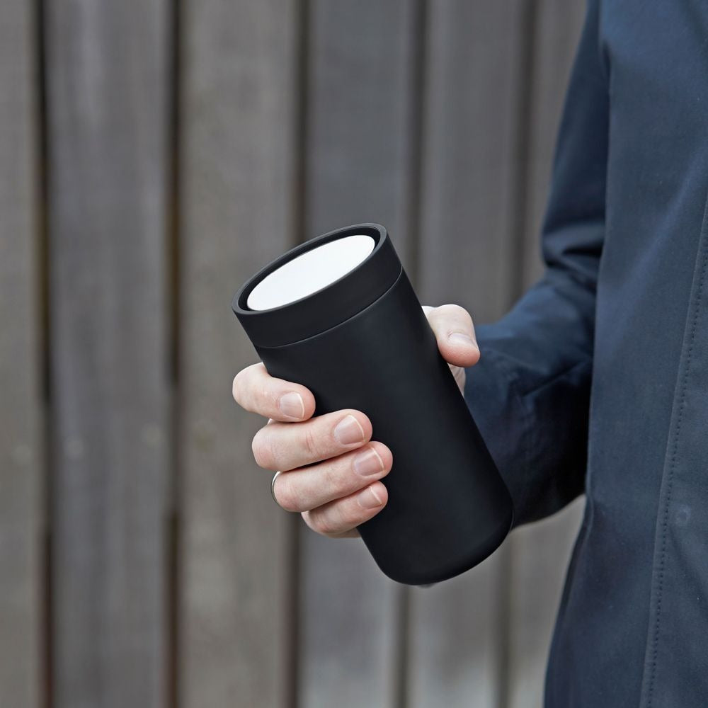 Stelton To Go Click Cup 0,2 l Black Metallic